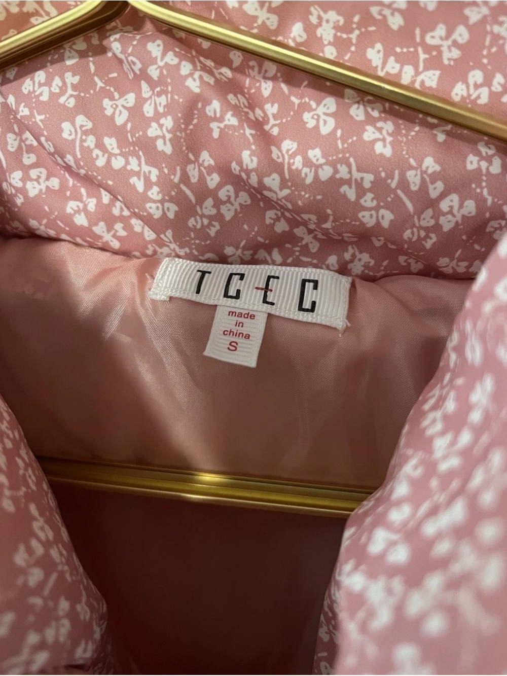 TCEC Pink Floral Lined Jacket - Picture 3 of 3